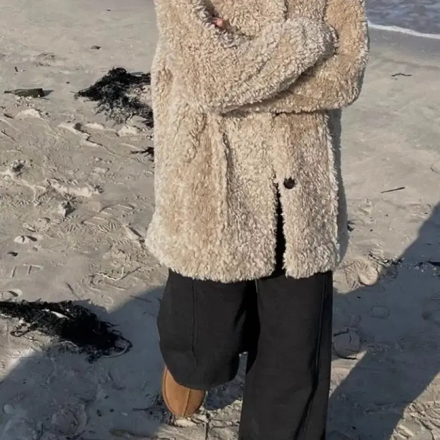 [BUNJANG] Auror Shearing Fur Coat / 아우로 시어링 퍼 코트