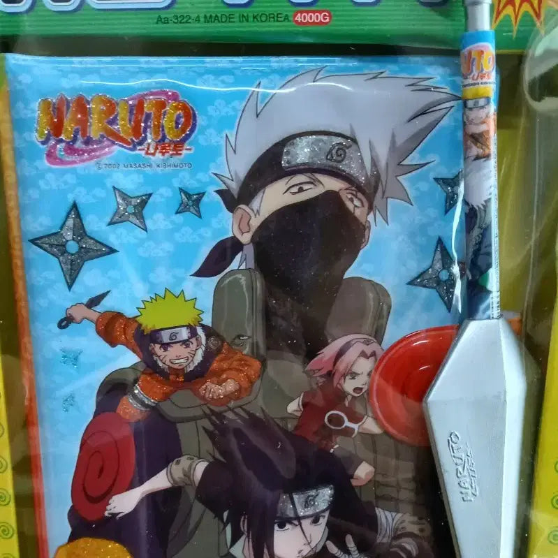 [BUNJANG] Naruto 2002 Six-Ring Binder Diary / (고전문구) 풀박 2002년 나루토 6공다이어리