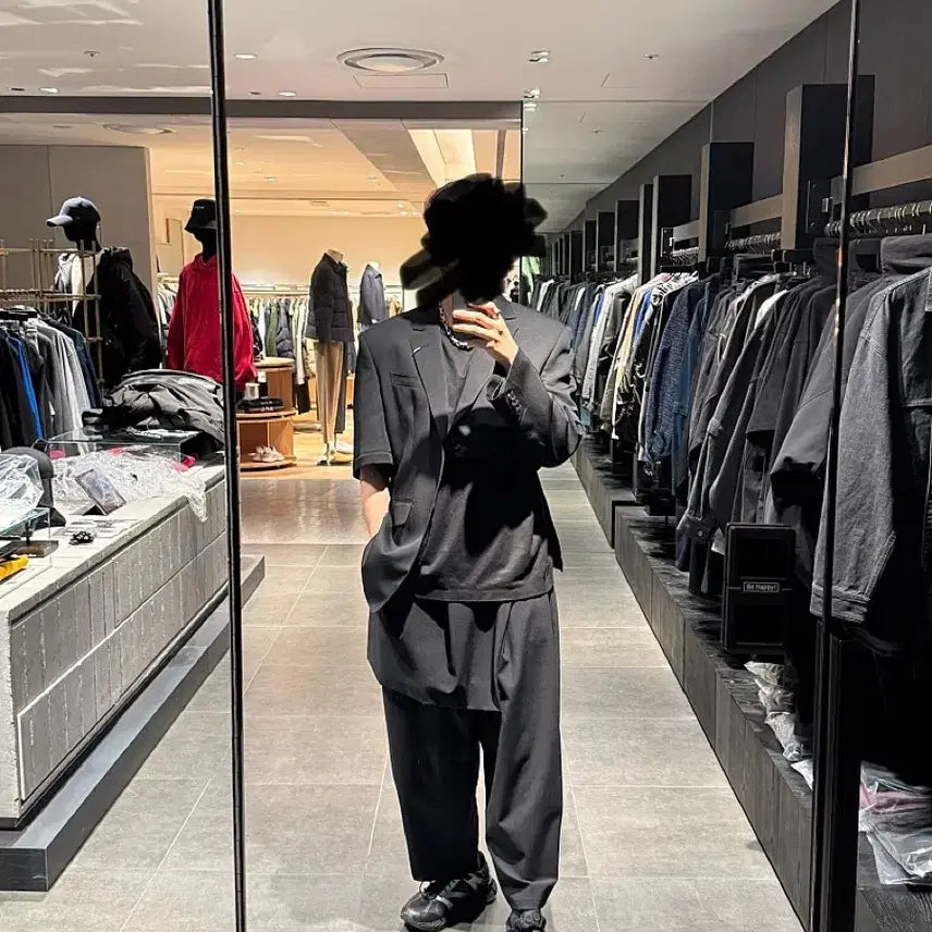 [BUNJANG] Songzio Drape Skirt Pants / [46]송지오 드레이프 스커트 팬츠