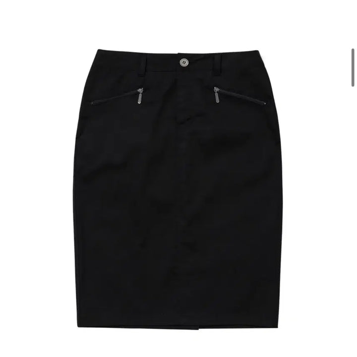 [SOLD OUT] 웰빙익스프레스 Back Pocket Midi Skirt Black m