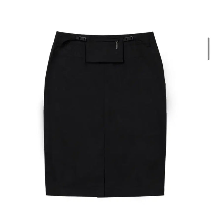 [SOLD OUT] 웰빙익스프레스 Back Pocket Midi Skirt Black m