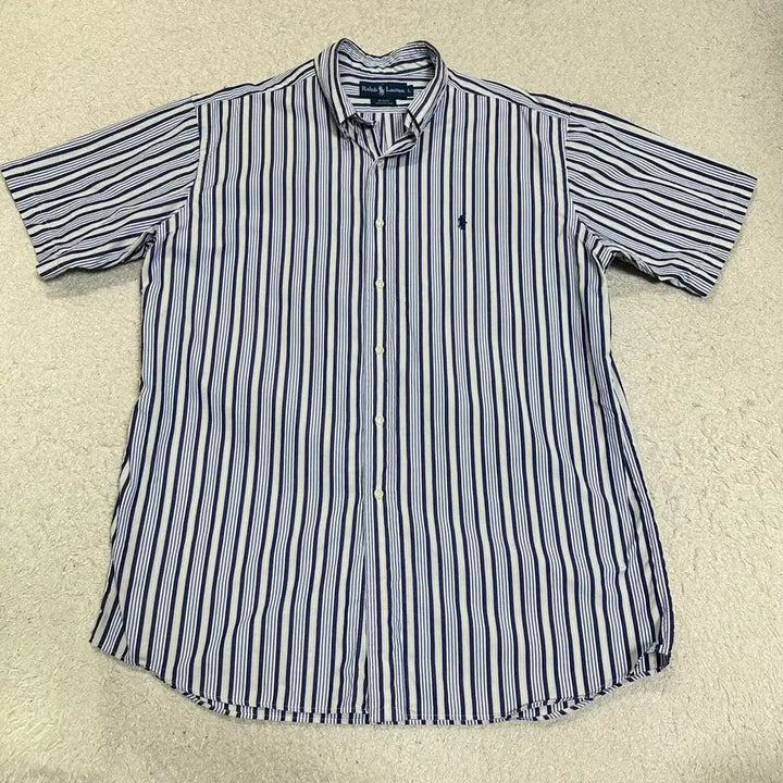 [SOLD OUT] 폴로 랄프로렌 스트라이프 반팔 셔츠 L