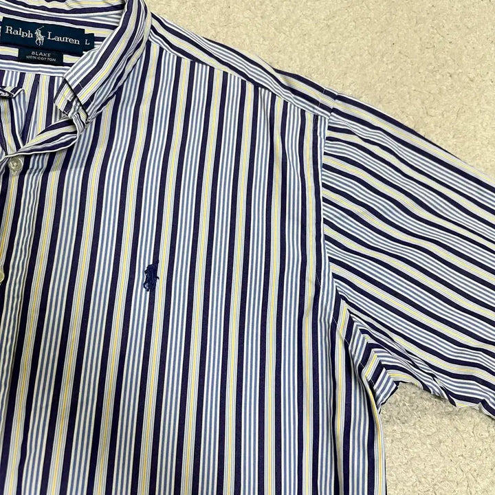 [SOLD OUT] 폴로 랄프로렌 스트라이프 반팔 셔츠 L