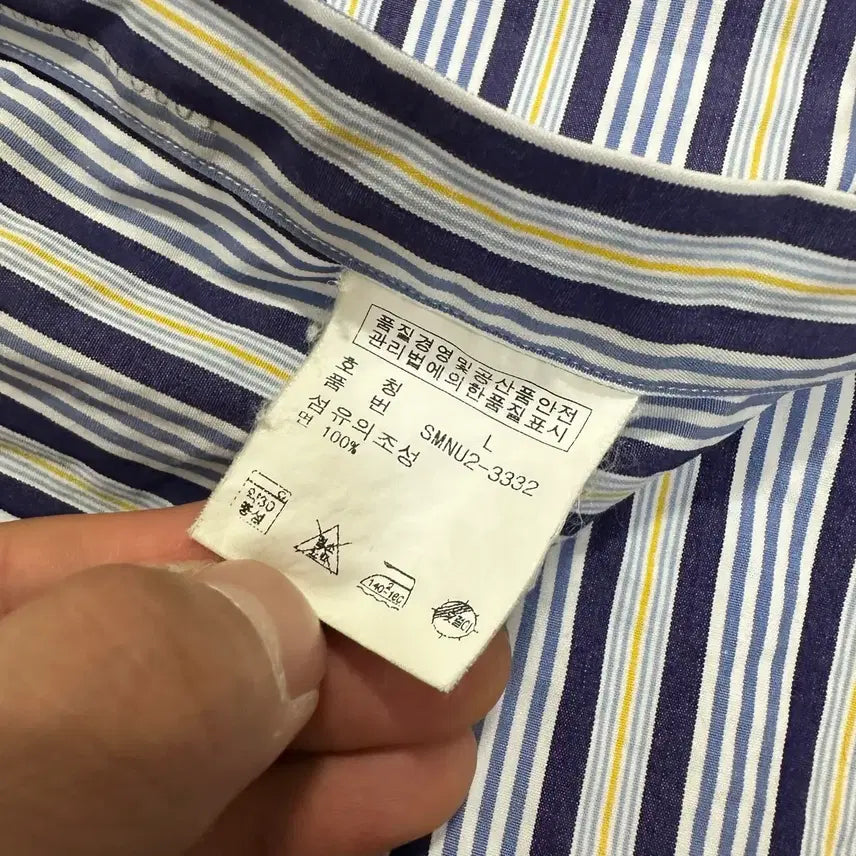 [SOLD OUT] 폴로 랄프로렌 스트라이프 반팔 셔츠 L