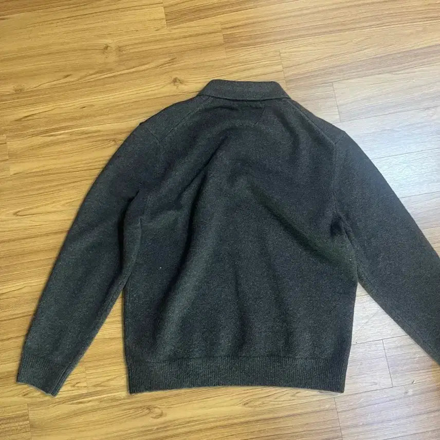 [BUNJANG] Suare Half Zip-up Collar Knit / 수아레 하프 집업 카라 니트