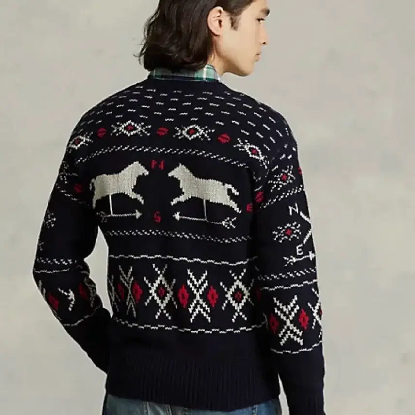 [BUNJANG] Polo Ralph Lauren Weathervane Wool Silk Sweater / 폴로 랄프 로렌 웨더베인 울 실크 스웨터