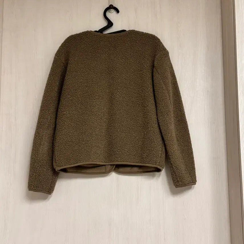 [BUNJANG] Uniqlo Fleece 뽀글이 Jacket Brown S Size / 유니클로 플리스 뽀글이 자켓 브라운 s사이즈