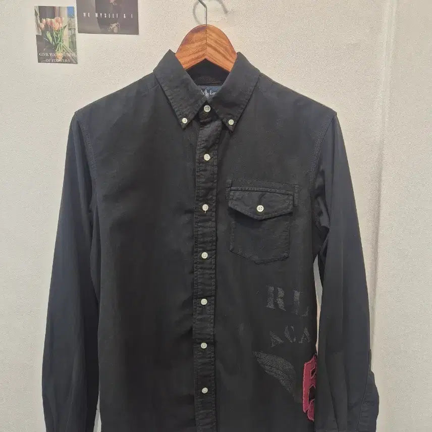 [BUNJANG] Ralph Lauren Men's Black Shirt M / 랄프로렌 남성 블랙 셔츠 M