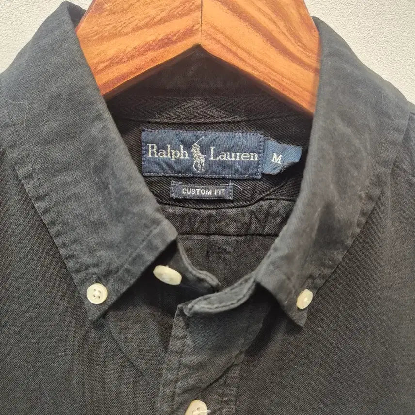 [BUNJANG] Ralph Lauren Men's Black Shirt M / 랄프로렌 남성 블랙 셔츠 M