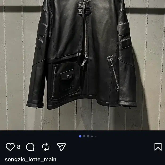 [BUNJANG] Song Zio 23FW Biker Jacket / [48] 송지오 23FW 바이커 자켓 329