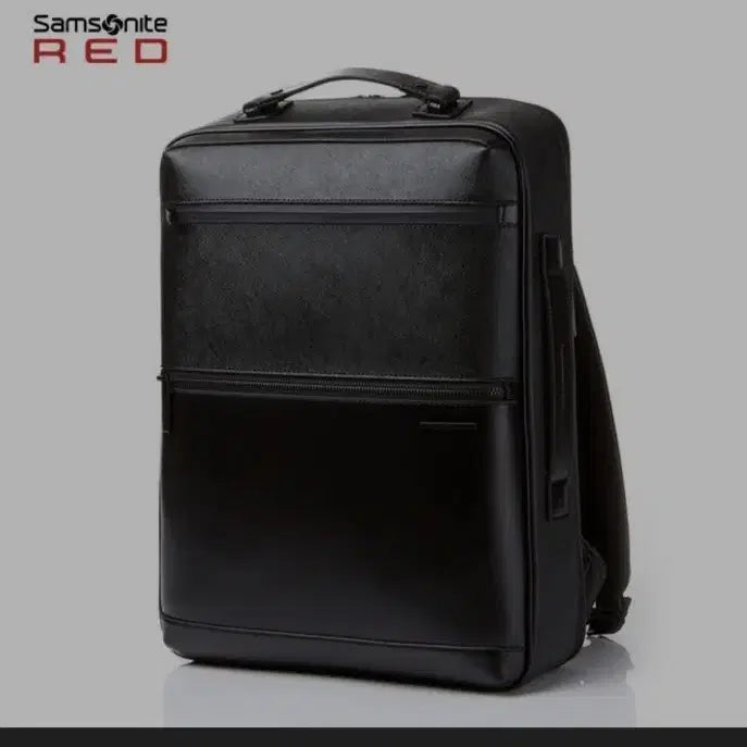 [BUNJANG] Samsonite RED HANFOI Leather Backpack / 쌤소나이트레드 HANFOI 가죽 백팩(15.6')
