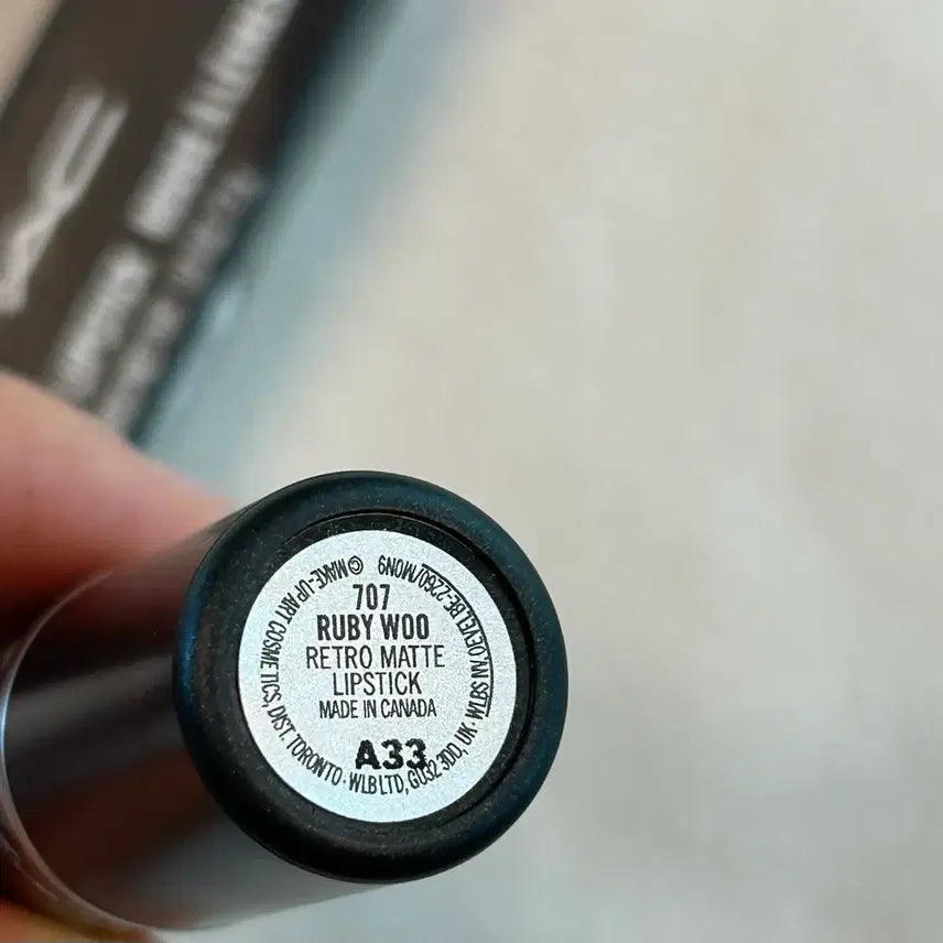 [BUNJANG] MAC Ruby Woo Matte Lipstick / 맥 루비우 매트 립스틱