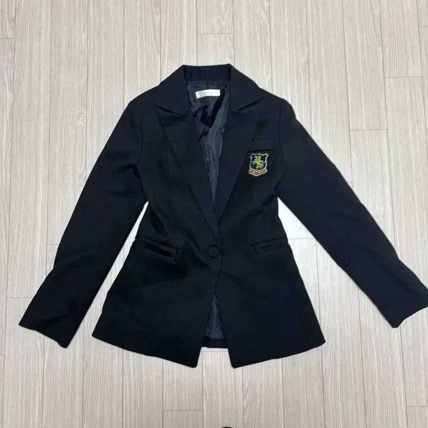 [BUNJANG] Vintage School Look Applique Preppy Look Jacket / 빈티지 스쿨룩 와펜 프레피룩 자켓