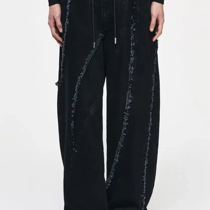 [BUNJANG] Songzio x Elliot Emil Collaboration Denim Pants Wide Fit / [82] 송지오 엘리엇에밀 콜라보 데님 팬츠 물리네 진