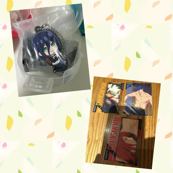 [BUNJANG] Chainsaw Man - The Flame Hashira - Makima Rubber Keychain + 3 Cards / 체인소맨 레제 러버 키링 + 카드 3장