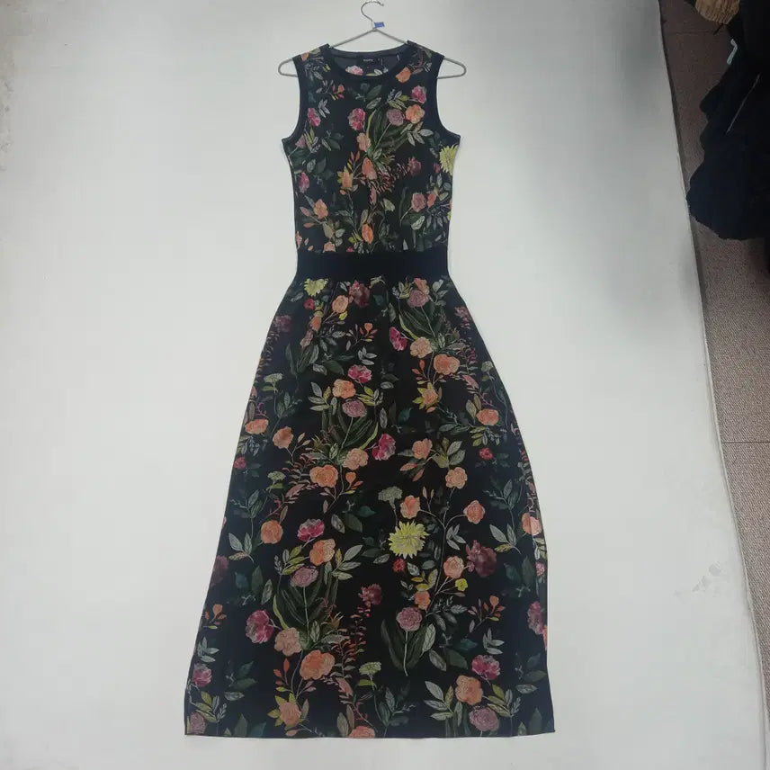 [BUNJANG] Theory Sleeveless Silk Long Dress / 띠어리 민소매 견 롱원피스 S (0676)