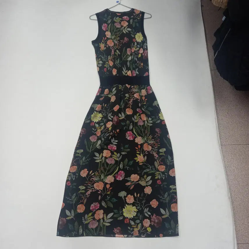 [BUNJANG] Theory Sleeveless Silk Long Dress / 띠어리 민소매 견 롱원피스 S (0676)