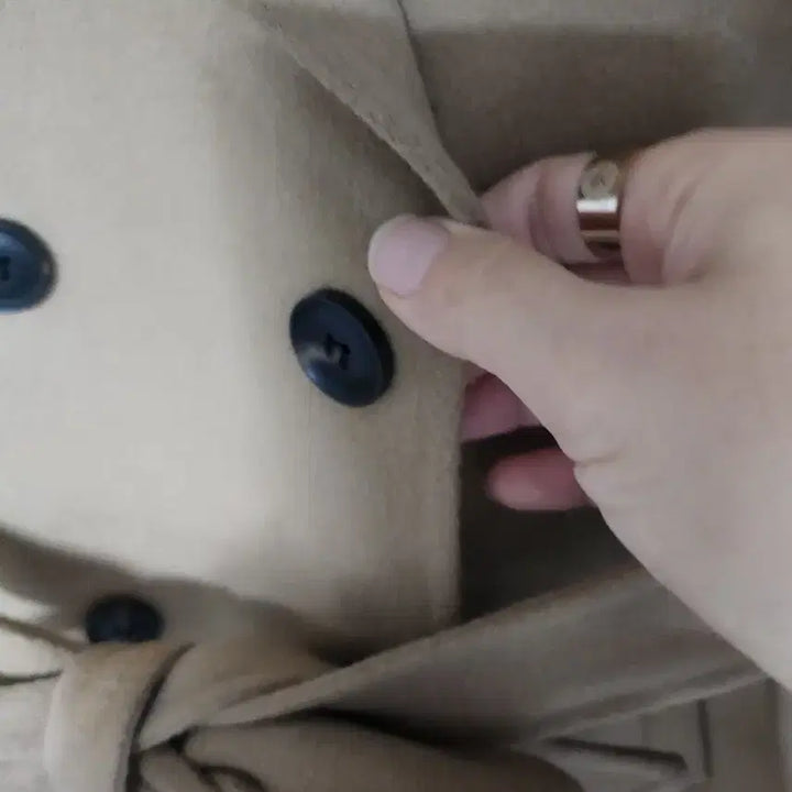 [BUNJANG] Camel Long Handmade Coat / 봄  새상품 카멜색 롱 핸드메이드 코트  55  66  통통66까지