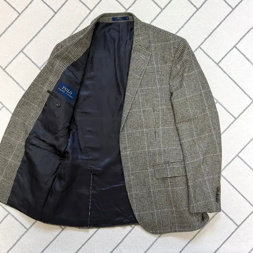 [BUNJANG] Polo Glen Check Wool Blazer / (A급/40R) 폴로 글랜체크 울 블레이저