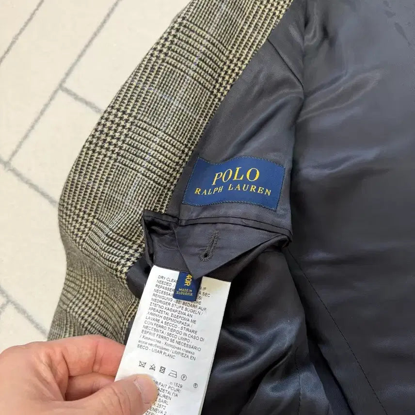 [BUNJANG] Polo Glen Check Wool Blazer / (A급/40R) 폴로 글랜체크 울 블레이저