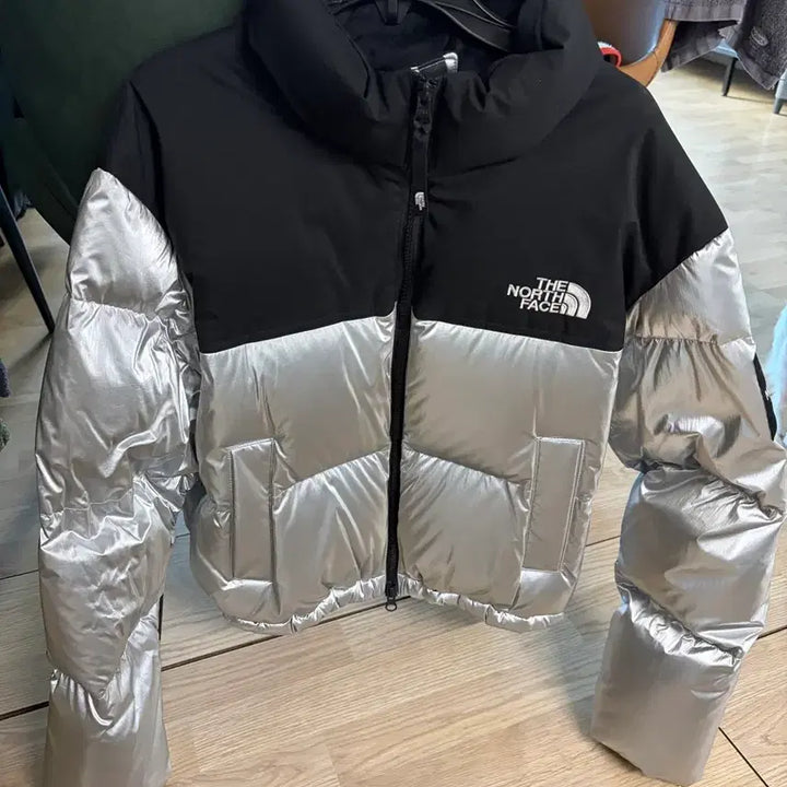 [BUNJANG] The North Face Nuptse Silver 90 Medium Puffer Jacket / 노스페이스 눕시 실버 90 미듐