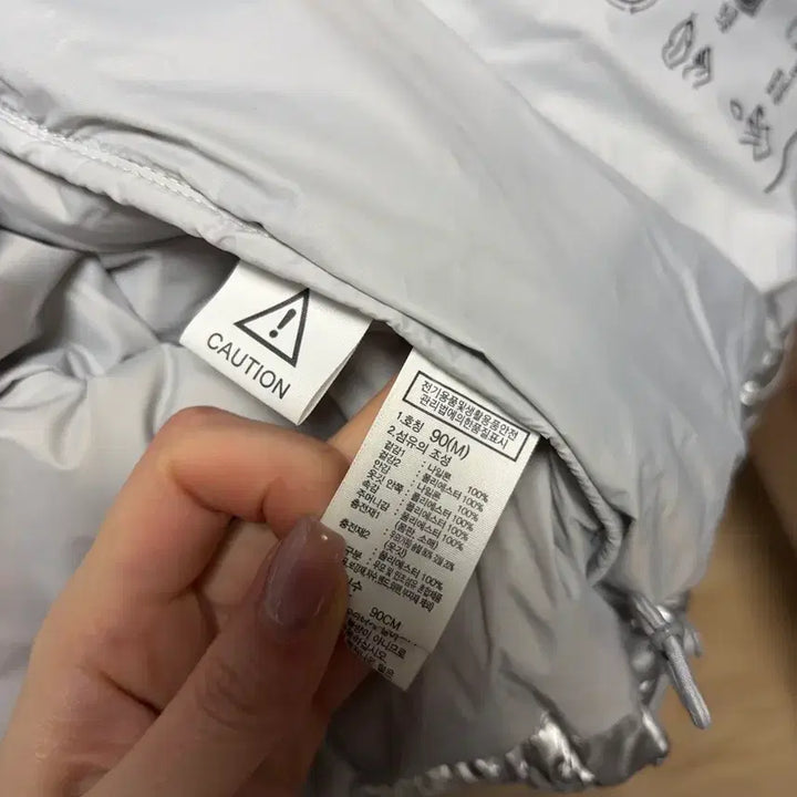 [BUNJANG] The North Face Nuptse Silver 90 Medium Puffer Jacket / 노스페이스 눕시 실버 90 미듐