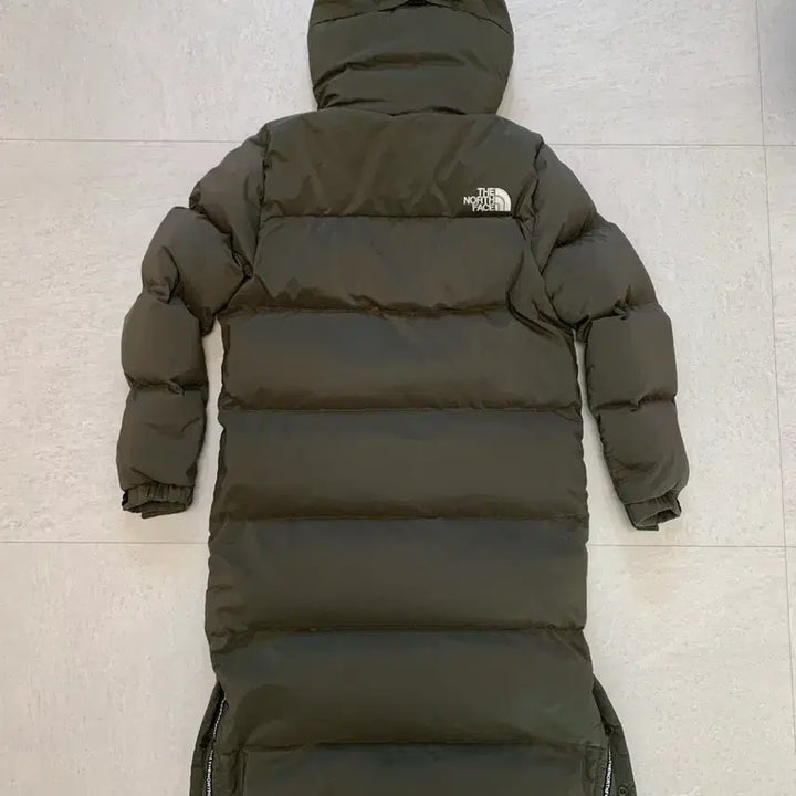 [BUNJANG] The North Face Long Down Padded Jacket Khaki S / 노스페이스 롱패딩 카키 S(90)
