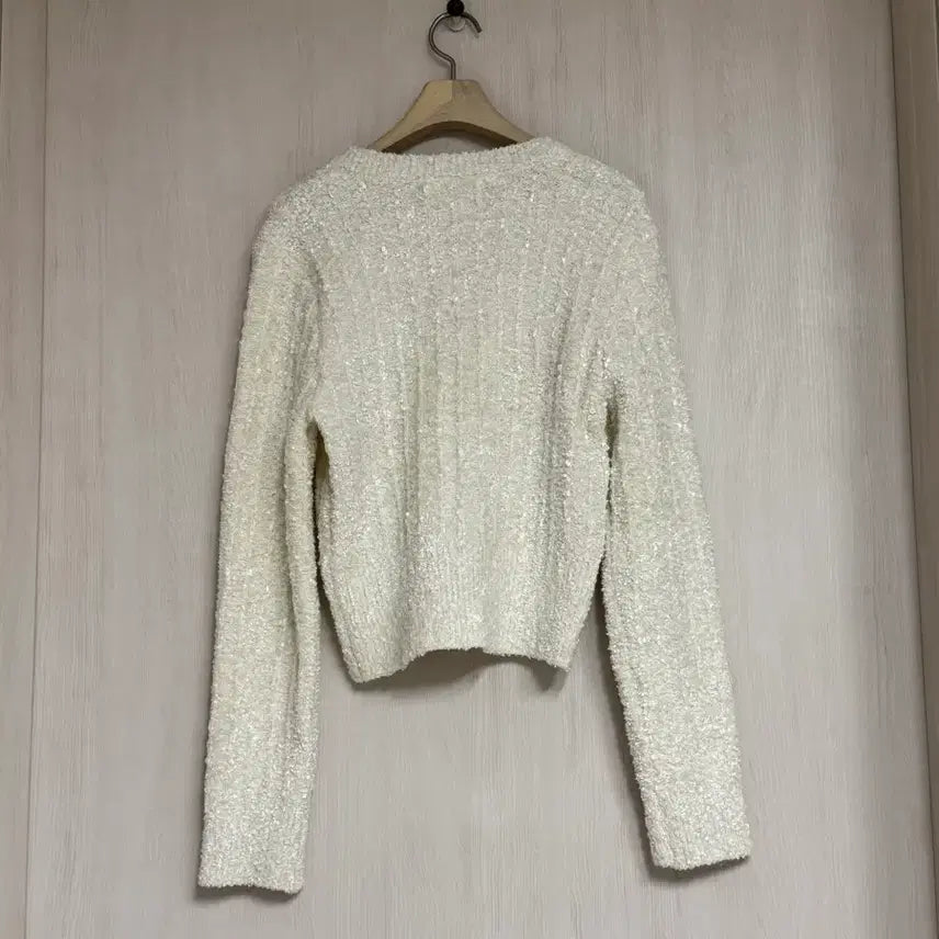 [BUNJANG] Ivory Tweed Cardigan / 아이보리 트위드 가디건