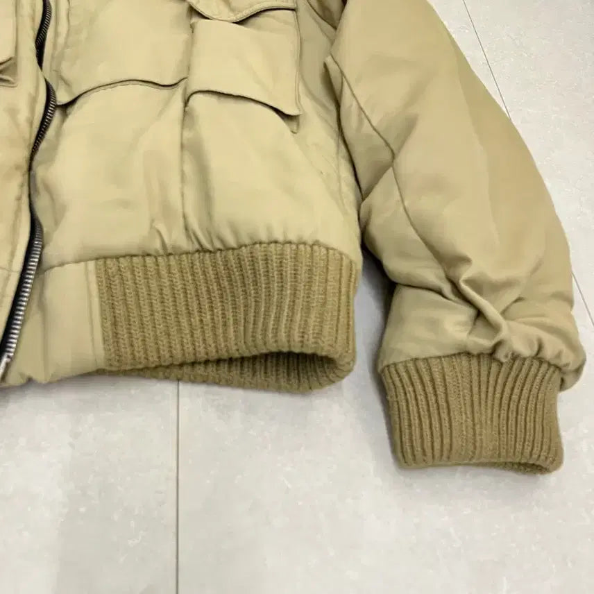 [BUNJANG] IEY 4-Pocket Bomber Jacket Beige / IEY 4 pocket bomber jacket beige