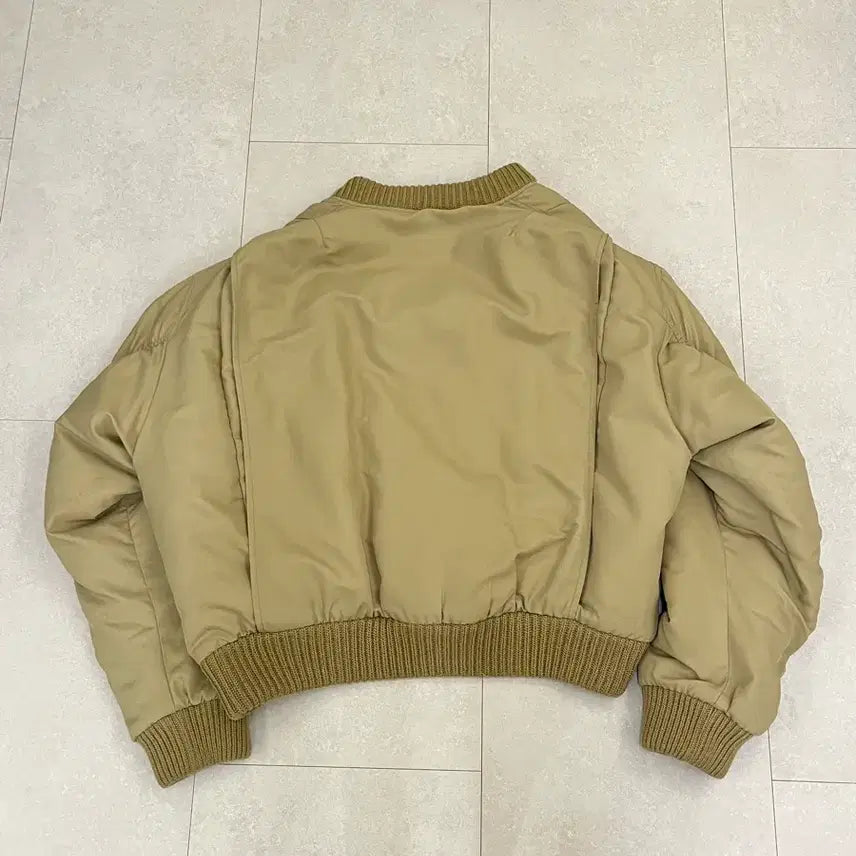 [BUNJANG] IEY 4-Pocket Bomber Jacket Beige / IEY 4 pocket bomber jacket beige