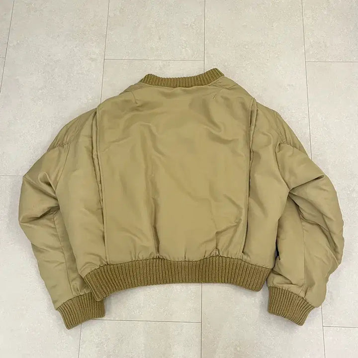 [BUNJANG] IEY 4-Pocket Bomber Jacket Beige / IEY 4 pocket bomber jacket beige