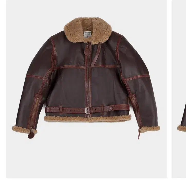 [BUNJANG] Aero Leather RAF Mustang Jacket / 에어로레더 raf 무스탕 42사이즈