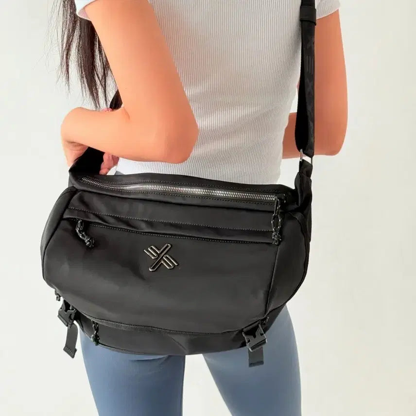 [BUNJANG] Xexymix Crossbody Hip Sack Black New / 젝시믹스 크로스백 힙색 블랙 새상품