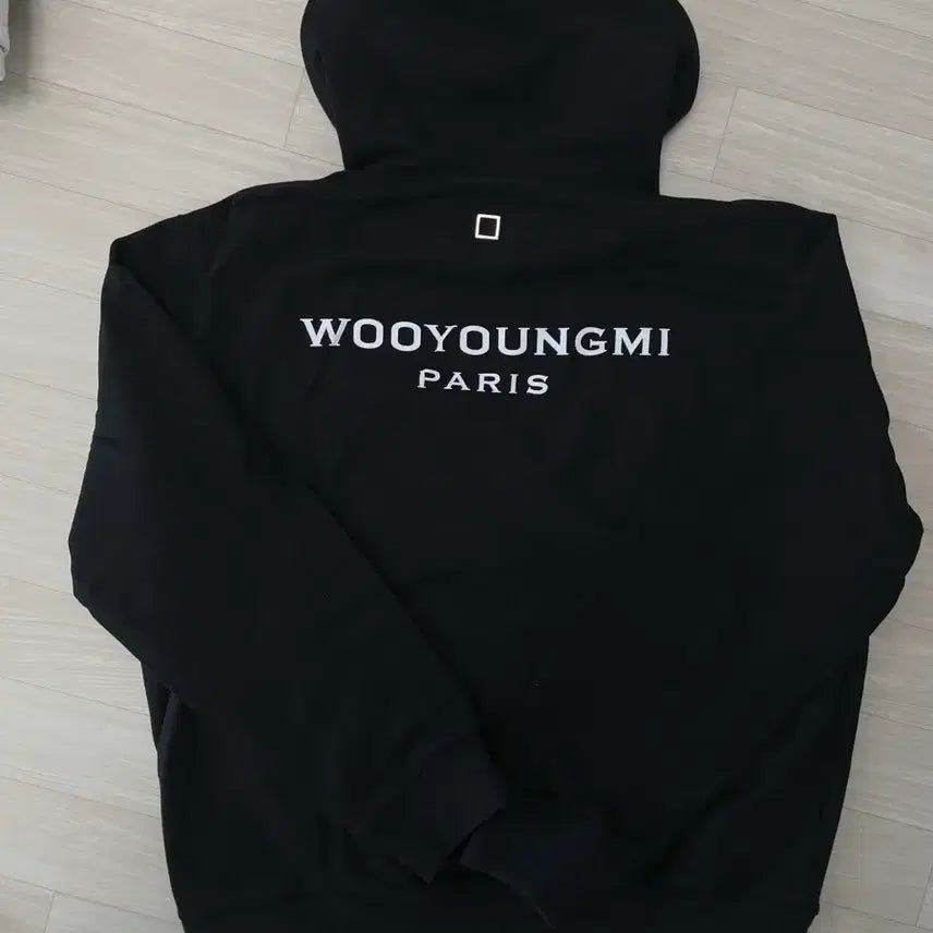[BUNJANG] Wooyoungmi Hooded Sweatshirt Black 48 / 우영미 후드 블랙 48