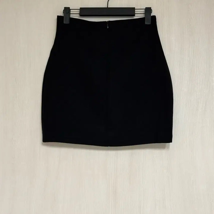 [BUNJANG] Black H-Line Mini Skirt / 블랙 H라인 미니스커트