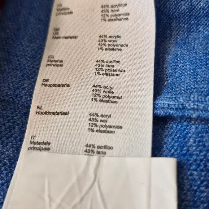 [BUNJANG] Maje Blue Knit Vest / 마쥬(90~95)  블루 니트 베스트