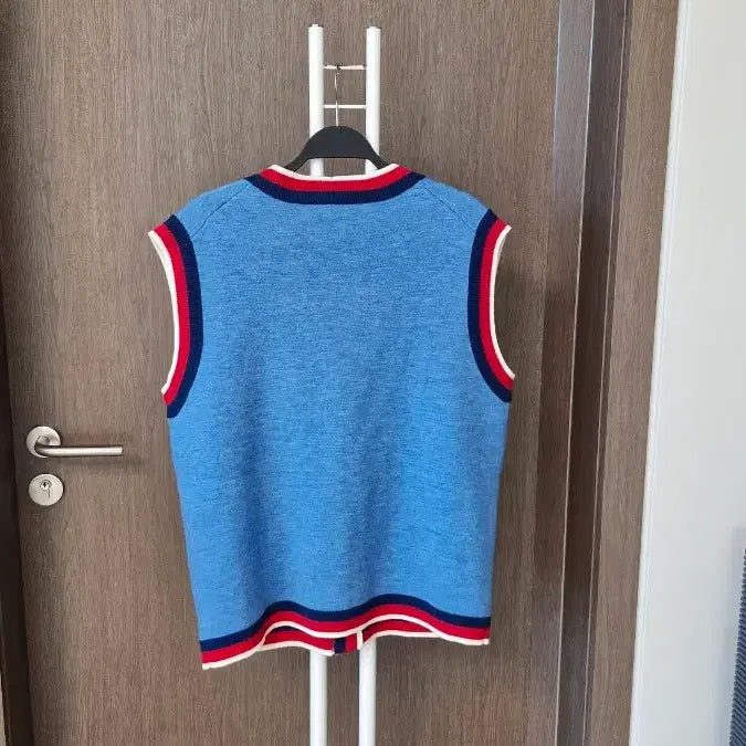 [BUNJANG] Maje Blue Knit Vest / 마쥬(90~95)  블루 니트 베스트