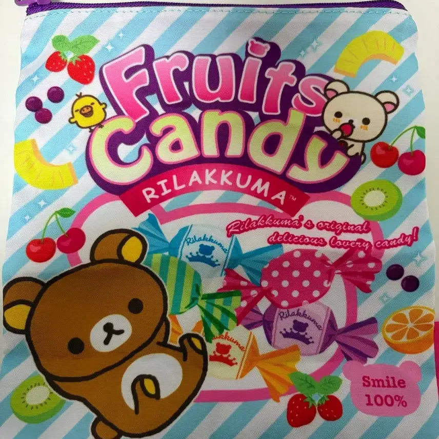 [BUNJANG] Rilakkuma Korilakkuma Fruit Candy Pouch / 리락쿠마 코리락쿠마 후르트 캔디 가챠 파우치