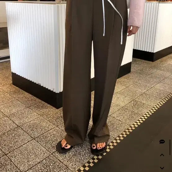 [BUNJANG] W LOG Wave Banding Slacks Set / 원로그 핑크니트,밴딩슬랙스 일괄  미착용새상품