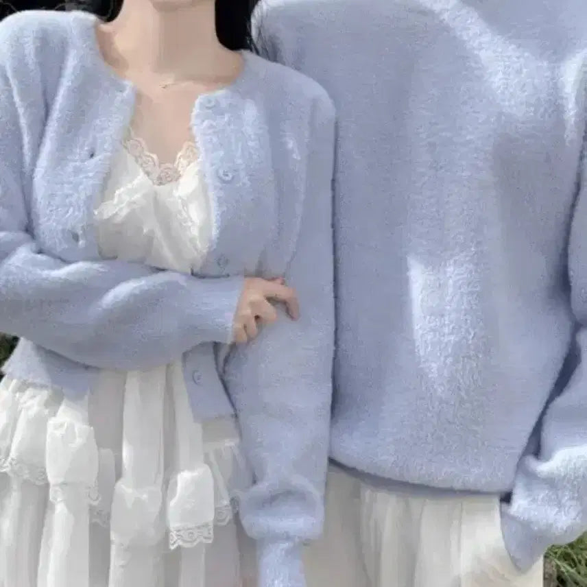 [BUNJANG] Angora Cardigan / 앙고라 가디건(쿨톤들한테 찰떡)