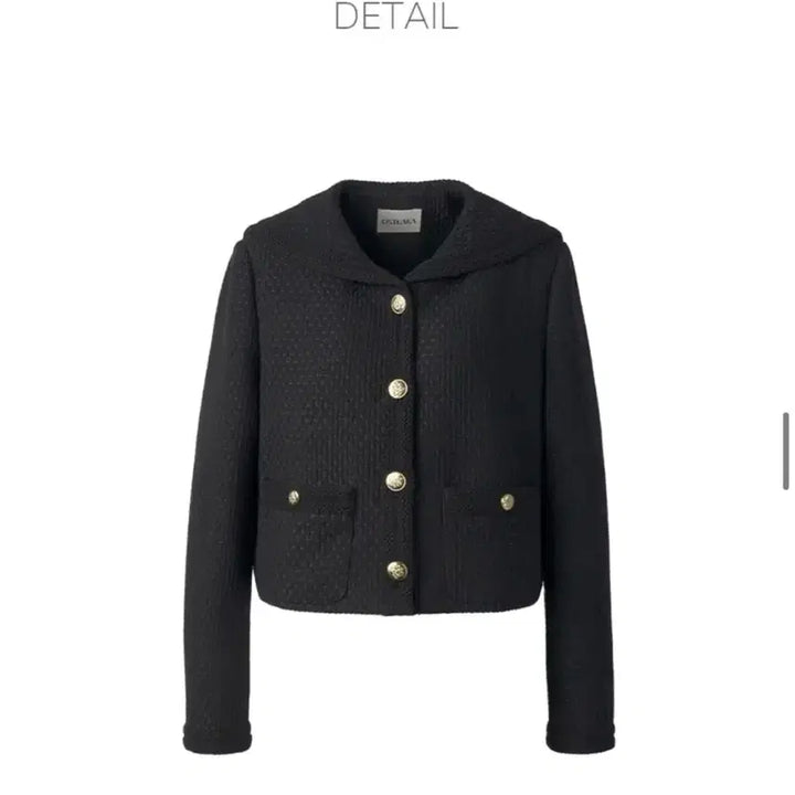 [BUNJANG] Sailor Tweed Crop Jacket / 오스트카키 세일러 트위드 크롭 자켓