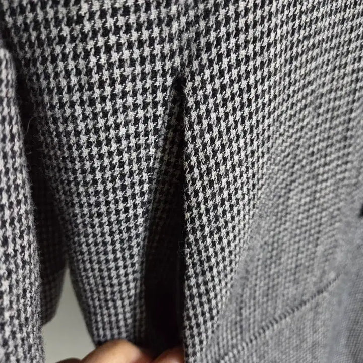 [BUNJANG] DEWL Houndstooth Check Coat / DEWL 하운드투스 체크 코트