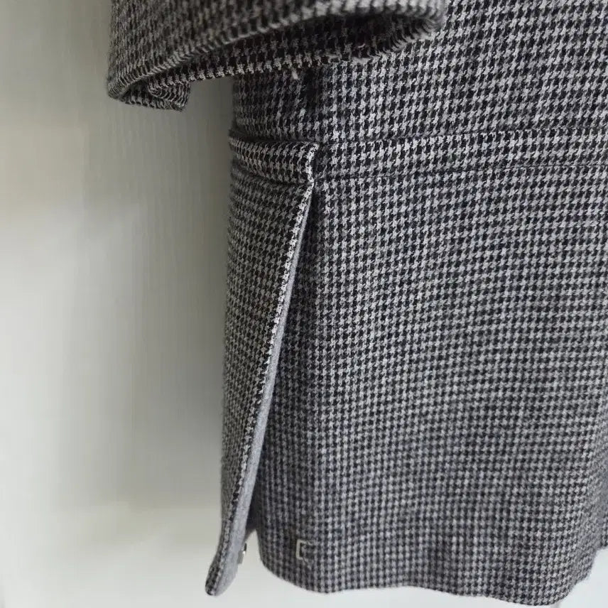 [BUNJANG] DEWL Houndstooth Check Coat / DEWL 하운드투스 체크 코트