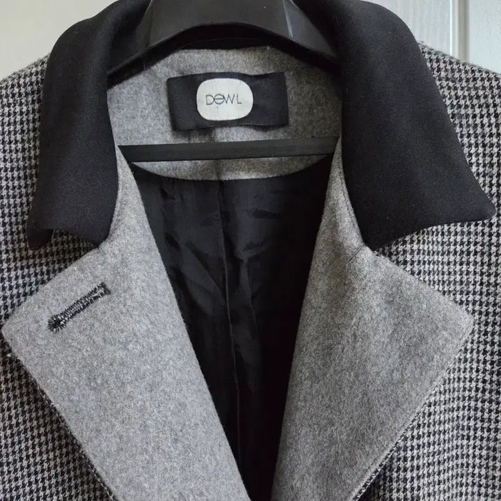 [BUNJANG] DEWL Houndstooth Check Coat / DEWL 하운드투스 체크 코트