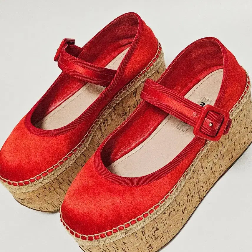 [BUNJANG] Miu Miu Red Mary Jane Shoes / [정품] 미우미우(MIU MIU) 레드 메리제인 슈즈