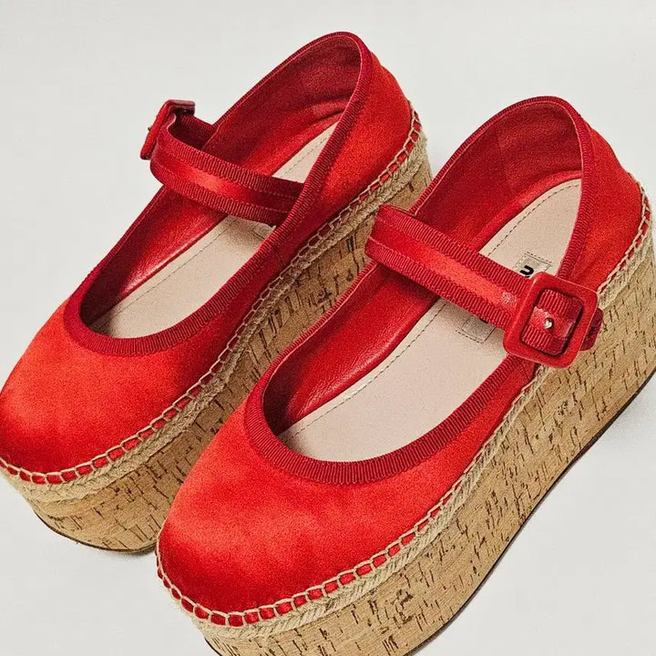 [BUNJANG] Miu Miu Red Mary Jane Shoes / [정품] 미우미우(MIU MIU) 레드 메리제인 슈즈
