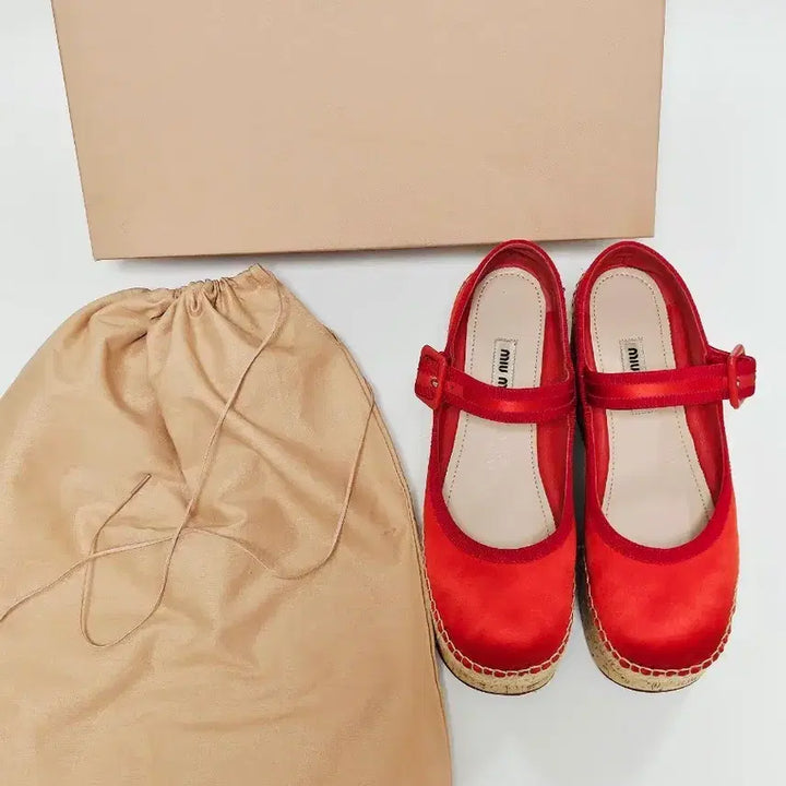 [BUNJANG] Miu Miu Red Mary Jane Shoes / [정품] 미우미우(MIU MIU) 레드 메리제인 슈즈
