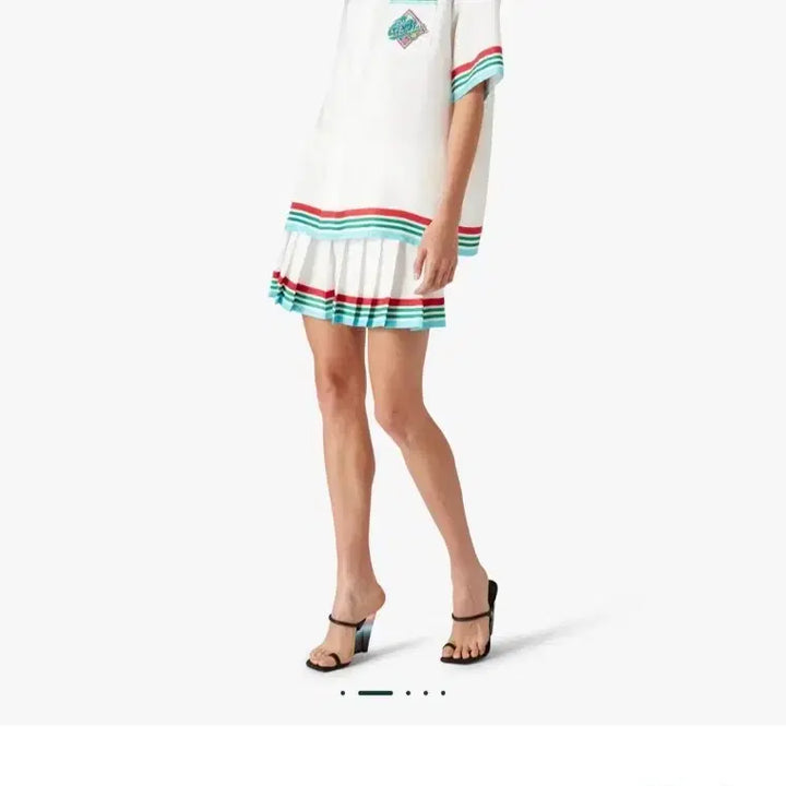 [BUNJANG] Casablanca Silk Pleated Skirt / (새상품)카사블랑카 실크 플리츠 스커트