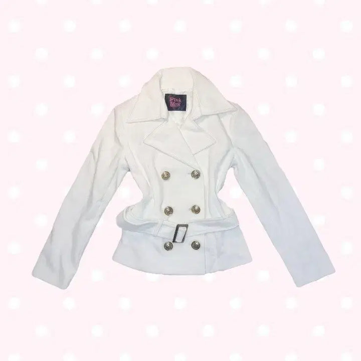 [BUNJANG] PINK MIX DIA Double Gold Jacket Coat / 초희귀 PINK MIX 오네갸루 더블 금장 자켓 마즈깔 DIA깔 코트
