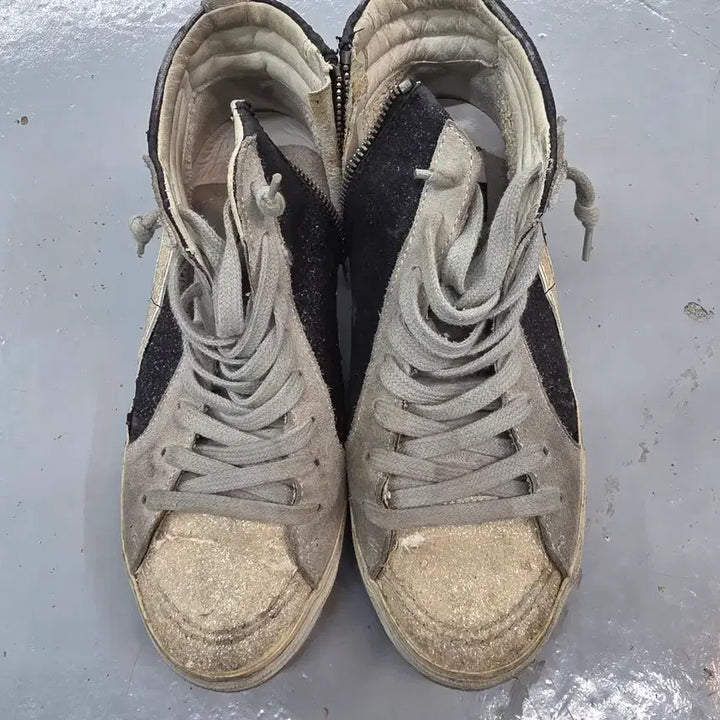 [BUNJANG] Golden Goose Slide High Top Sneakers Size 36 / 골든구스 슬라이드 하이탑 스니커즈 36